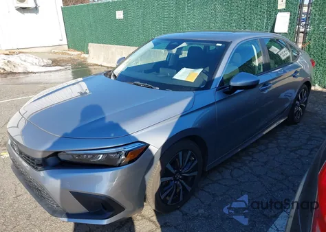 2023 Honda Civic из США, поврежденный, VIN 2HGFE1F75PH320203